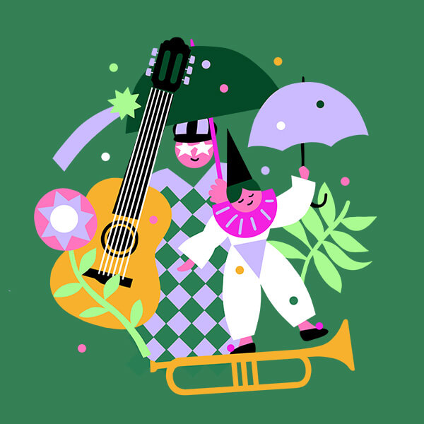 bébé concert carnavals en voyage